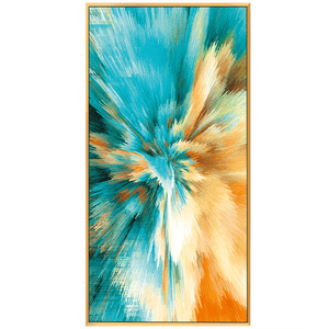 100% Hand Painted Abstract Dazzle Colour Oil Painting On Canvas Wall Art Frameless Picture Decoration For Live Room Home Decor