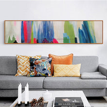 Load image into Gallery viewer, Abstract painting canvas pinturas al oleo abstractas quadro decorativo wall pictures for bedroom horizontal home deco handmade - SallyHomey Life&#39;s Beautiful