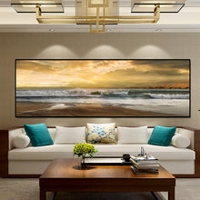 Load image into Gallery viewer, Wave and Beach Picture for Living Room Home Decor No Frame - SallyHomey Life&#39;s Beautiful