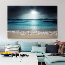 Load image into Gallery viewer, Modern Seascape Posters and Prints Wall Art Canvas Painting Clouds Wall Paintings Decorative Pictures for Living Room Home Decor - SallyHomey Life&#39;s Beautiful