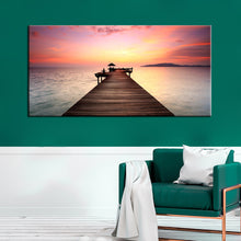 Load image into Gallery viewer, 70x140cm - Wooden Bridge Landscape - SallyHomey Life&#39;s Beautiful
