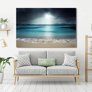 Modern Seascape Posters and Prints Wall Art Canvas Painting Clouds Wall Paintings Decorative Pictures for Living Room Home Decor - SallyHomey Life's Beautiful