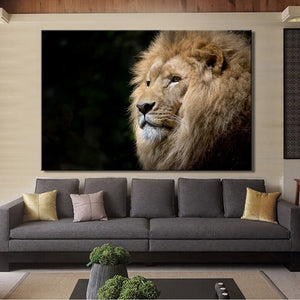 Animals Posters and Prints Wall Art Canvas Painting Lions Pictures Home Decoration for Living Room Wall Frameless Gifts - SallyHomey Life's Beautiful