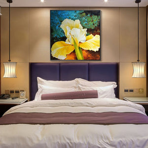 100% Hand Painted Modern Flower Art Oil Painting On Canvas Wall Art Frameless Picture Decoration For Living Room Home Decor Gift