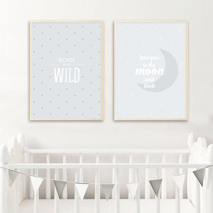 Nursery Quotes Wall Art Canvas Poster Minimalist Print Elephant Balloon Painting Decoration Picture Nordic Kid Bedroom Decor - SallyHomey Life's Beautiful
