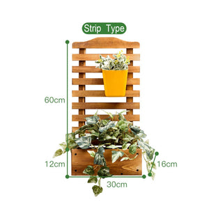 Modern Nordic Wall Hanging Decor Flower Plant Storage Bamboo Flower Shelf Living Room Bedroom Decoration