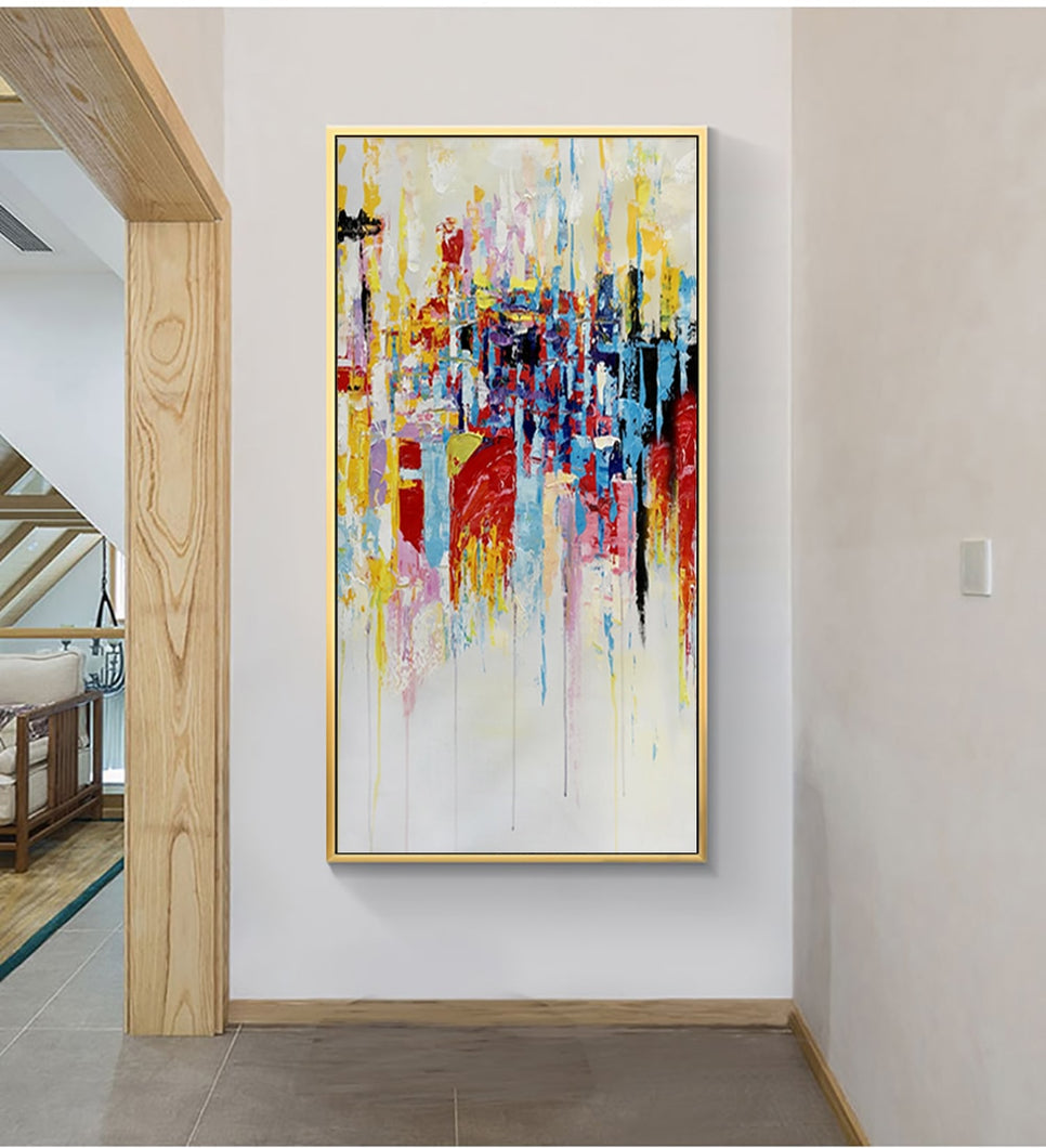 Wall art pictures for living room large abstract painting canvas wall art tableau peinture sur toile oil picture for bedroom - SallyHomey Life's Beautiful