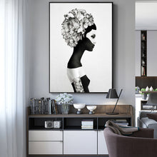 Load image into Gallery viewer, Portrait Posters And Prints Wall Art Canvas Painting Beauty Girl Wall Pictures For Living Room Brief Wall Decoration Frameless - SallyHomey Life&#39;s Beautiful