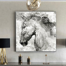 Load image into Gallery viewer, Abstract  Art Posters and Prints Wall Art Canvas Painting Horse Head Ink Decorative Pictures for Living Room Home Decor No Frame - SallyHomey Life&#39;s Beautiful