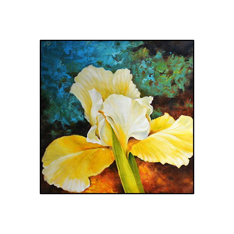 100% Hand Painted Modern Flower Art Oil Painting On Canvas Wall Art Frameless Picture Decoration For Living Room Home Decor Gift