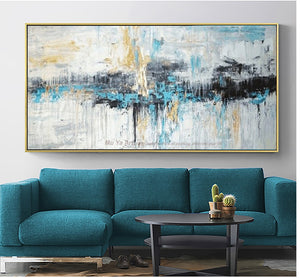 Abstract art painting modern wall art canvas pictures large wall paintings handmade oil painting for living room wall decor art - SallyHomey Life's Beautiful