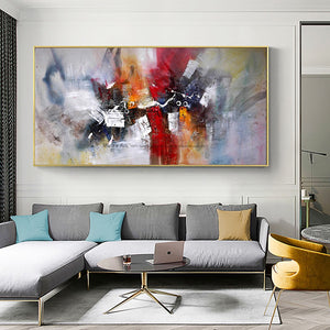 Large wall art Acrylic paintings canvas picture for living room wall decor abstract artwork canvas quadro decorativo art - SallyHomey Life's Beautiful