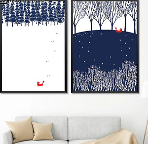 Abstract Posters and Prints Minimalist Canvas Art Painting Decorative Picture Nordic Style Kids Decoration - SallyHomey Life's Beautiful