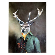 Load image into Gallery viewer, 100% Hand Painted Personal Deer Head Art Painting On Canvas Wall Art Wall Adornment Pictures Painting For Living Room Home Decor