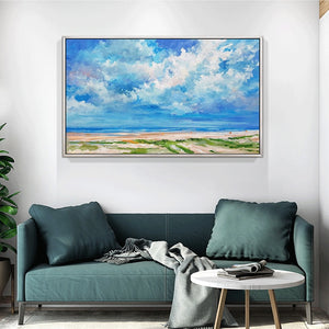 100% Hand Painted Modern Scenery Art Oil Painting On Canvas Wall Art Frameless Picture Decoration For Live Room Home Decor Gift