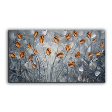 Load image into Gallery viewer, Hand Painted Thick Palette Knife Flower Oil Painting on Canvas Abstract Wall Painting Living Room Home Wall Decor - SallyHomey Life&#39;s Beautiful