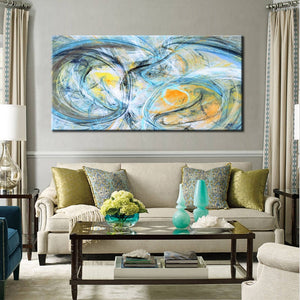 π₯  Abstract Art Posters and Prints Wall Art Canvas Painting Imaginative Irregular Line Pictures Wall Decoration for Living Room - SallyHomey Life's Beautiful