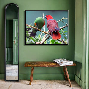 Modern Oil Painting on Canvas Art Posters and Prints Wall Art Home Decoration Parrots, Elephant, Phenix Pictures for Living Room - SallyHomey Life's Beautiful