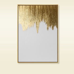 100% Hand painted Modern golden Art Oil Painting On Canvas Wall Art Wall Adornment pictures Painting For Living Room Home Decor