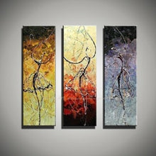 Load image into Gallery viewer, 3 piece wall art art paintings ballerina  ballet dancers modern abstract oil paintings on canvas wall pictures for living room - SallyHomey Life&#39;s Beautiful