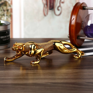 New Jewelry Resin Leopard Car Ornaments Car Interior Decoration Ornaments Creative Gifts High-end Car Accessories Car Decoration