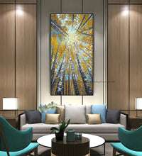 Load image into Gallery viewer, Large Vertical modern painting decorative pictures abstract art acrylic landscape painting canvas pictures for living room wall - SallyHomey Life&#39;s Beautiful