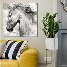 Load image into Gallery viewer, Abstract  Art Posters and Prints Wall Art Canvas Painting Horse Head Ink Decorative Pictures for Living Room Home Decor No Frame - SallyHomey Life&#39;s Beautiful
