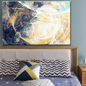 Abstract Canvas Painting Wall Art Poster and Prints Wall Decor - SallyHomey Life's Beautiful