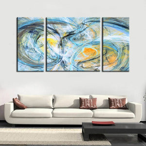 3Pcs Modern Abstract Posters And Prints Wall Art Canvas Painting Imaginative Line Art Pictures for Living Room Home Decoration - SallyHomey Life's Beautiful