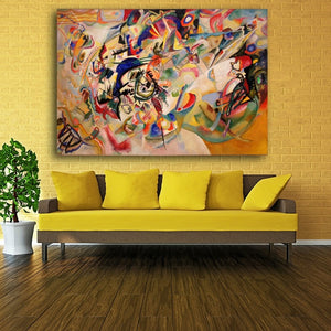 Study for  VII Giclee poster By Wassily Kandinsky Wall oil Painting picture on canvas - SallyHomey Life's Beautiful