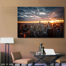 Load image into Gallery viewer, Modern Urban Landscape Posters and Prints Wall Art Canvas Painting Manhattan Landscape Decorative Pictures for Living Room Decor - SallyHomey Life&#39;s Beautiful