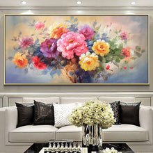 Load image into Gallery viewer, 100% Hand Painted Modern Flower Art Oil Painting On Canvas Wall Art Frameless Picture Decoration For Live Room Home Decor Gift