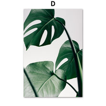 Load image into Gallery viewer, Nature Tropical Palm Leaf Monstera Wall Art Canvas Painting Nordic Posters And Prints Wall Pictures For Living Room Home Decor - SallyHomey Life&#39;s Beautiful