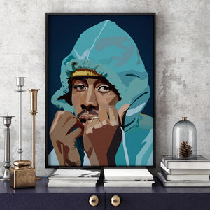 Lil Peep Tyler XXXTentacion Rapper Star Wall Art Canvas Painting Nordic Posters And Prints Wall Pictures For Living Room Decor - SallyHomey Life's Beautiful