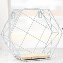 Load image into Gallery viewer, Wall Storage Shelf Combination Wall Hanging Living Room Bedroom Iron Hexagonal Grid Geometric Figure-shaped Decoration #SO