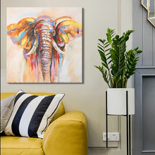 Load image into Gallery viewer, Modern Abstract Oil Painting Print on Canvas Wall Art Posters Decorative Watercolor Elephant Pictures for Living Room Frameless - SallyHomey Life&#39;s Beautiful