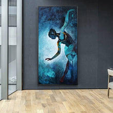 Load image into Gallery viewer, Abstract Portrait Posters and Prints Wall Art Canvas Painting Colorful Dancer Decorative Pictures for Living Room Decor No Frame - SallyHomey Life&#39;s Beautiful