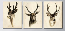 Load image into Gallery viewer, Modern Animal Painting Cute Deers Canvas Painting Hand-Draw Print Poster Wall Picture On Canvas for Home Decoration Frameless - SallyHomey Life&#39;s Beautiful