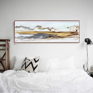 Chinese Abstract Mountains Pictures for Living Room - SallyHomey Life's Beautiful