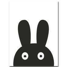Load image into Gallery viewer, Cartoon Pirate Hero Rabbit Minimalist Canvas Poster Nordic Art Painting Wall Picture Children Room Decoration - SallyHomey Life&#39;s Beautiful