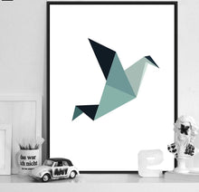 Load image into Gallery viewer, Geometry Bird Arrow Art Canvas Poster Minimalist Painting Abstract Wall Picture Print Modern Home Children Room Decoration - SallyHomey Life&#39;s Beautiful