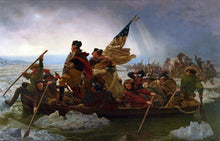 Load image into Gallery viewer, Washington Crossing the Delaware by Emanuel Leutze 1851, World Famous Painting Poster Print on Canvas Wall Art Pictures for Room - SallyHomey Life&#39;s Beautiful