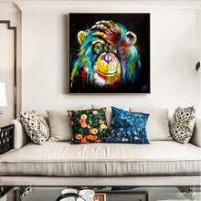 Load image into Gallery viewer, Posters and Prints Wall Art Canvas Painting Abstract Watercolor Baboon Decorative Pictures for Living Room Cuadros Salon Decor - SallyHomey Life&#39;s Beautiful