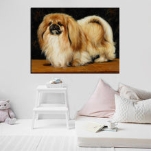 Load image into Gallery viewer, Modern Pet Posters and Prints Wall Art Canvas Painting Cute Pekingese Pictures Wall Decoration For Living Room Wall Gift - SallyHomey Life&#39;s Beautiful