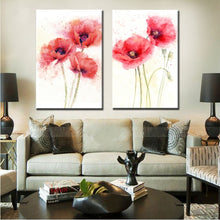 Load image into Gallery viewer, Abstract Watercolor Canvas Painting Minimalism Poppy Digital Printed Poster Wall Oil Painting for Living Room Home Decor Gift - SallyHomey Life&#39;s Beautiful