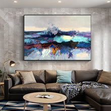 Load image into Gallery viewer, 100% Hand Painted Abstract Colour Landscape Painting On Canvas Wall Art Frameless Picture Decoration For Live Room Home Decor