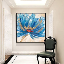 Load image into Gallery viewer, 100% Hand Painted Abstract Big Flower Oil Painting On Canvas Wall Art Frameless Picture Decoration For Live Room Home Decor Gift
