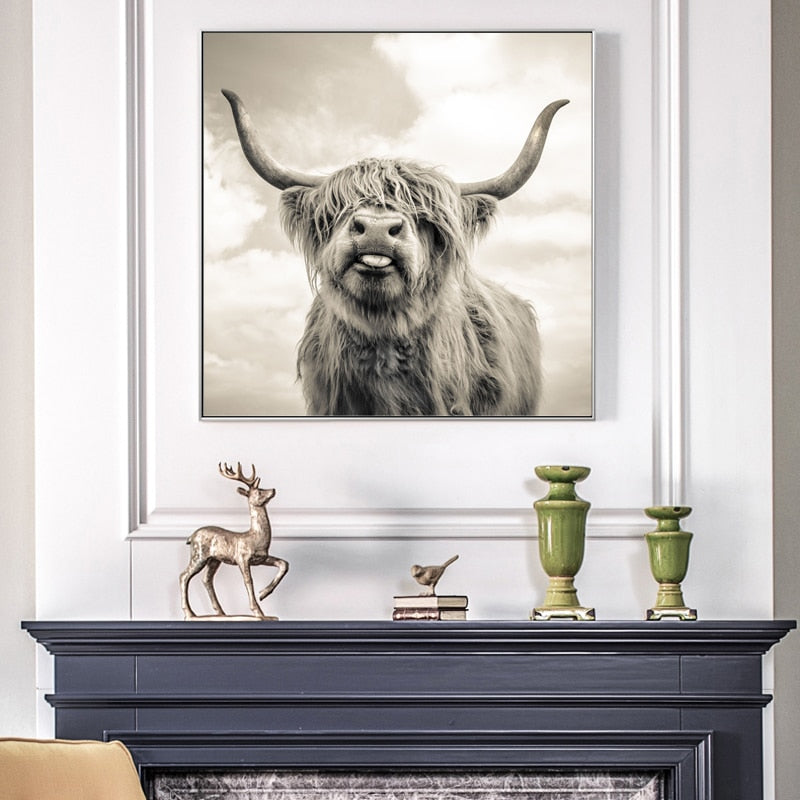 70x70cm -  Cute Yak Pictures - SallyHomey Life's Beautiful