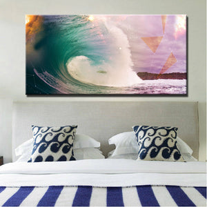 70x140cm -  Sea Wave Landscape - SallyHomey Life's Beautiful