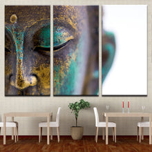 Load image into Gallery viewer, Modular HD Painting Modern Wall 3 Pieces Buddha Statue Face Printed Picture Art For Living Room Home Decor Canvas Artwork - SallyHomey Life&#39;s Beautiful